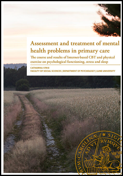 Strid, Catharina | Assessment and treatment of mental health problems in primary care