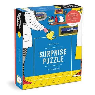 Galison | Little Bistro 1000 Piece Surprise Puzzle