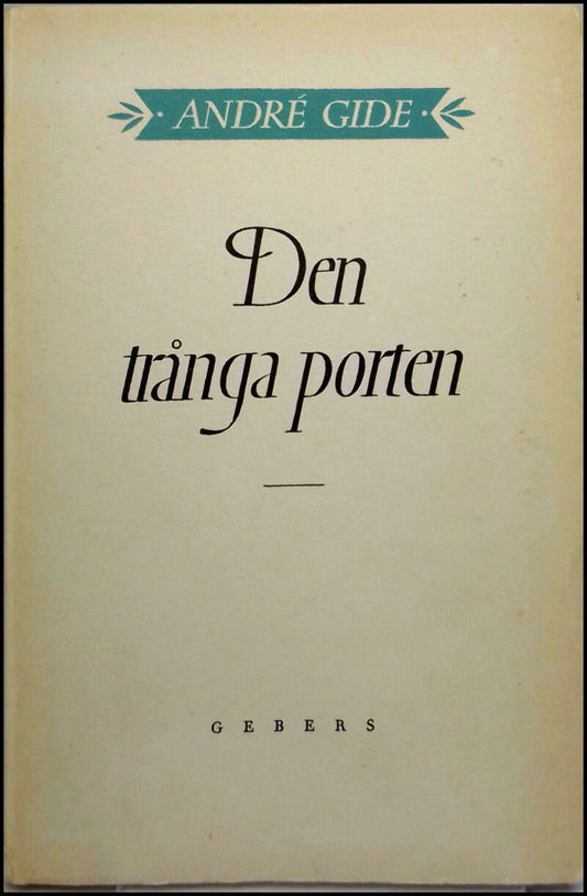 Gide, André | Den trånga porten