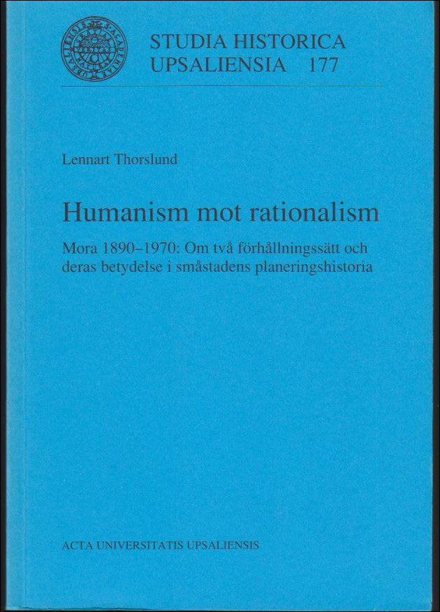 Thorslund, Lennart | Humanism : Mora 1890-1970