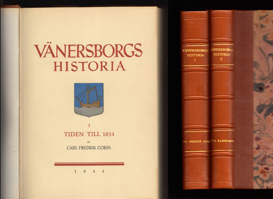 Corin, Carl-Fredrik | Hasselberg, Gösta (1906-2001) | Vänersborgs historia, Del I-II [av III]