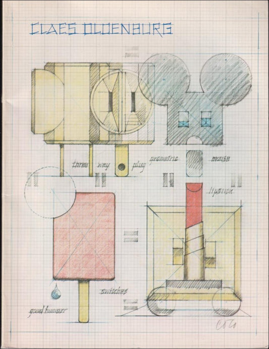 Oldenburg, Claes | Claes Oldenburg : Teckningar, akvareller och grafik : Moderna museet, Stockholm, oktober-december 1977