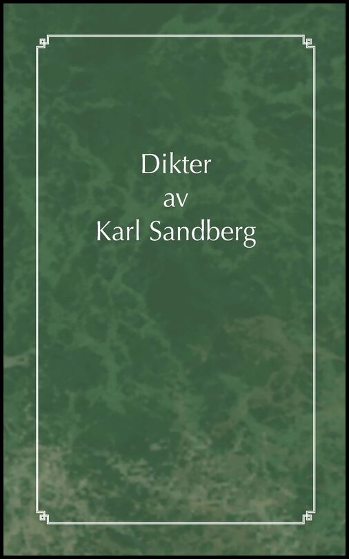 Sandberg, Karl | Dikter