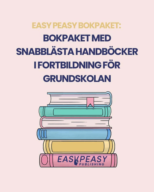 Bokpaket med snabblästa handböcker i fortbildning för grundskolan