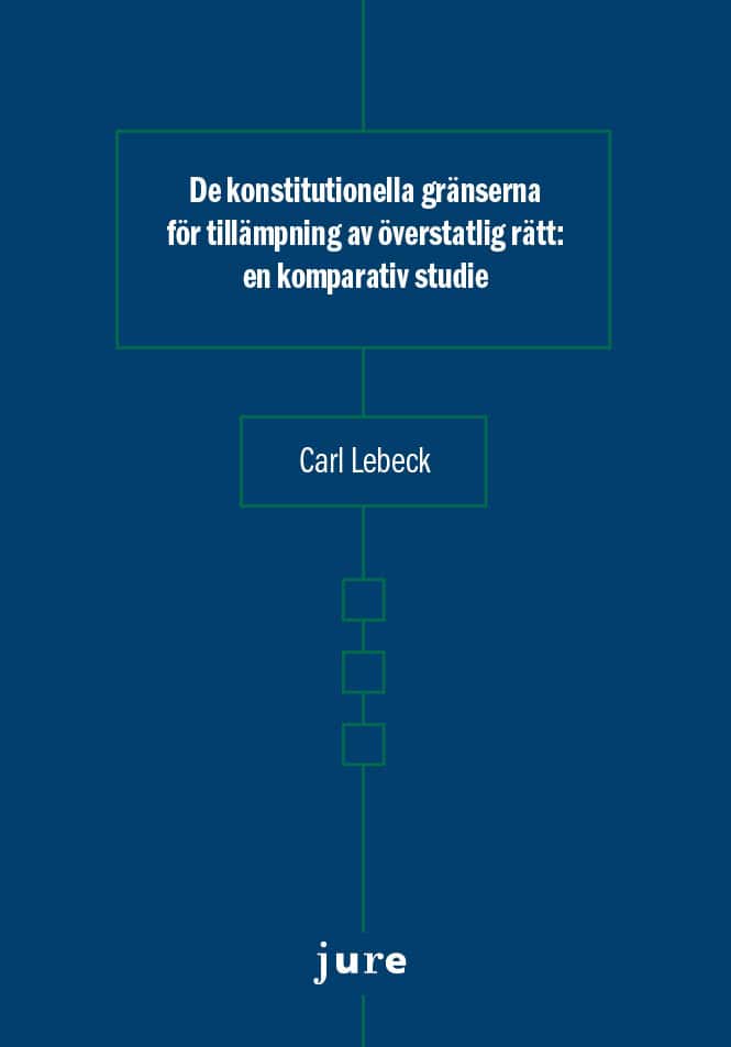 Lebeck, Carl | De konstitutionella gränserna för tillämpning av överstatlig rätt – en komparativ studie