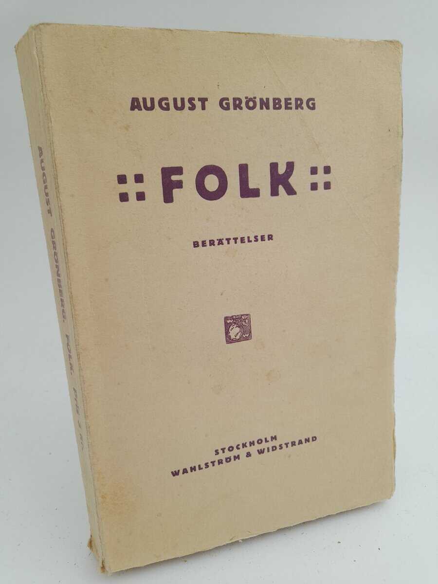 Grönberg, August | Folk : Berättelser