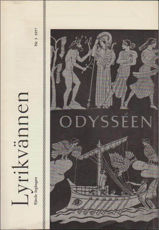 Lyrikvännen | 1957 / 3 : Om Odysséen, poetry och om D. H. Lawrences dikter.