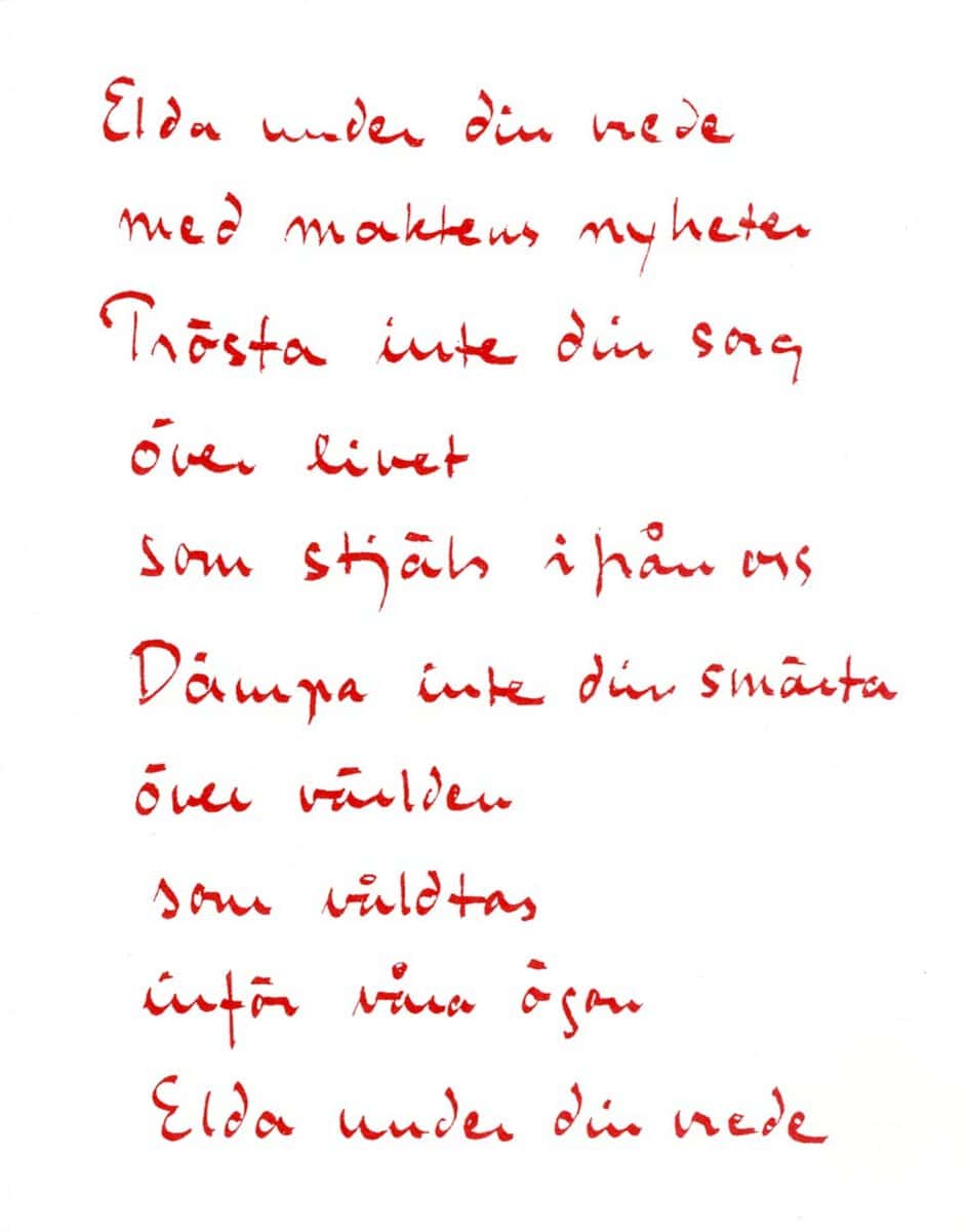 Agnesdotter, Carina | Dikt i rörelse : Ingrid Sjöstrand och poesins retorik i kvinnornas fredsrörelse 1979-1982