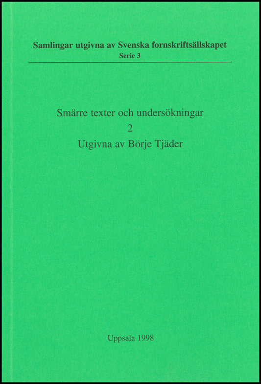 Tjäder, Börje | Samlingar [H.] 2