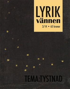 Lyrikvännen 3(2014) Tystnad