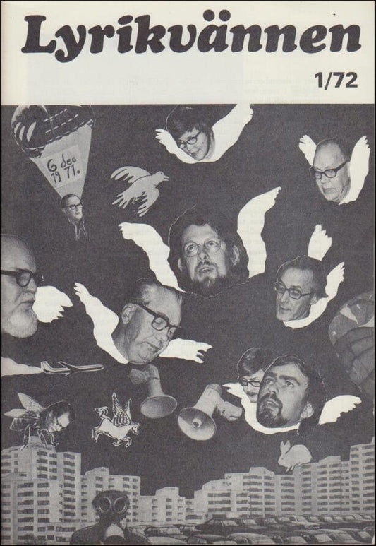 Lyrikvännen | 1972 / 1 : Anteckningar till en dialog, Paulus Utsi - samernas diktare och Palestinsk poesi