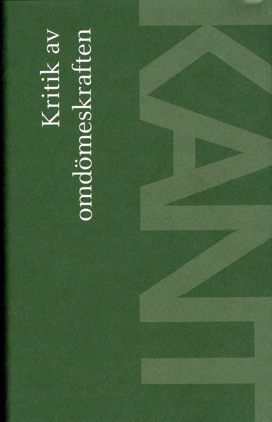 Kant, Immanuel | Kritik av omdömeskraften