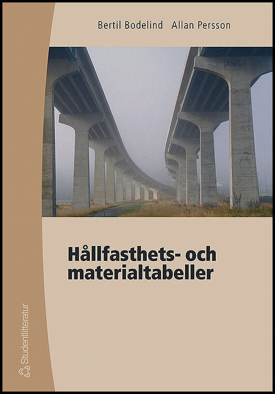 Bodelind, Bertil| Persson, Allan | Hållfasthets- och materialtabeller