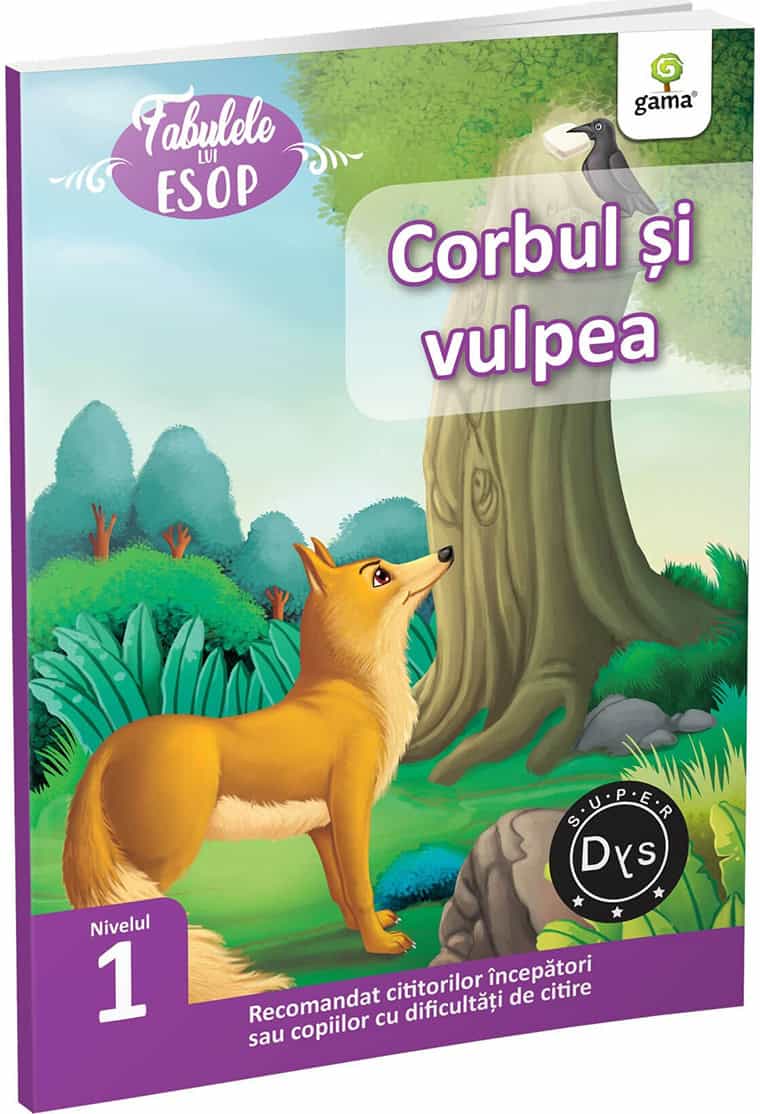 Esop | Corbul si vulpea. Nivel 1