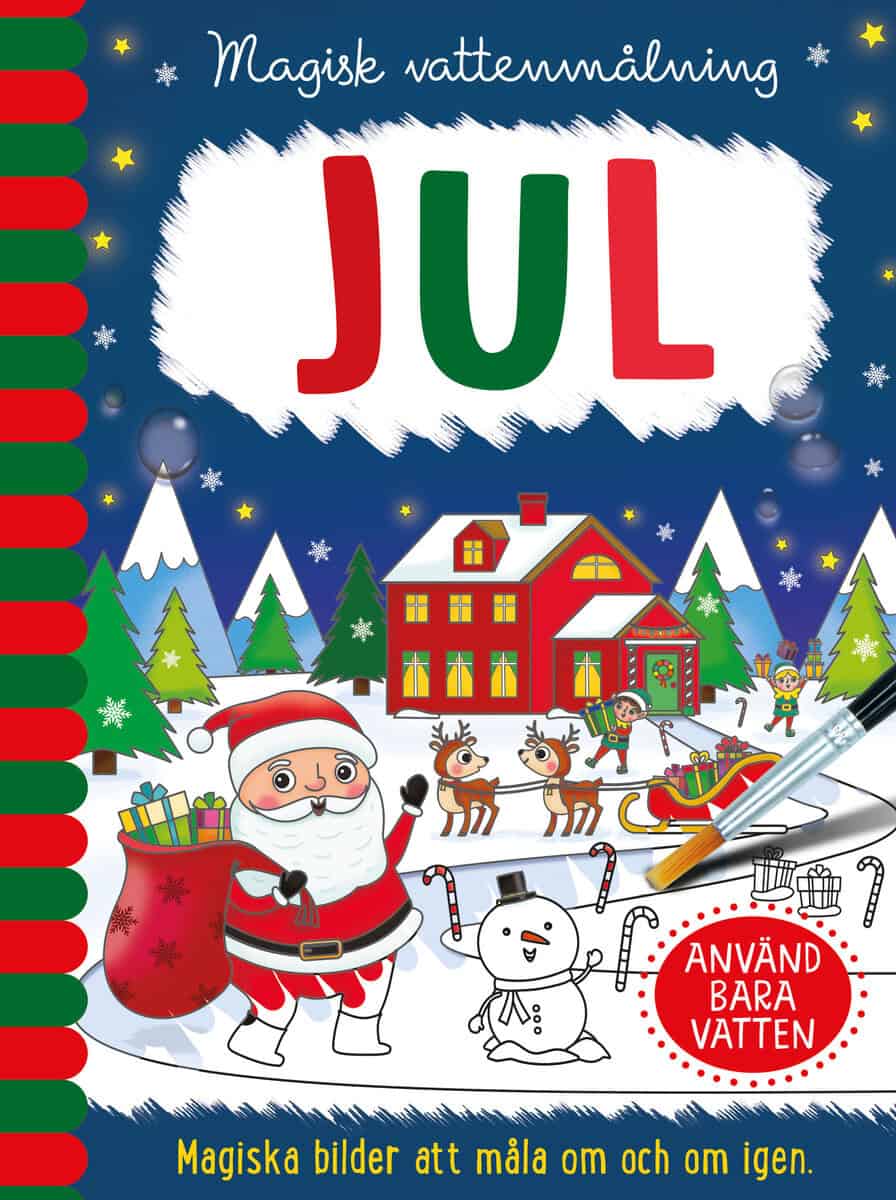Magisk vattenmålning. Jul : Jul