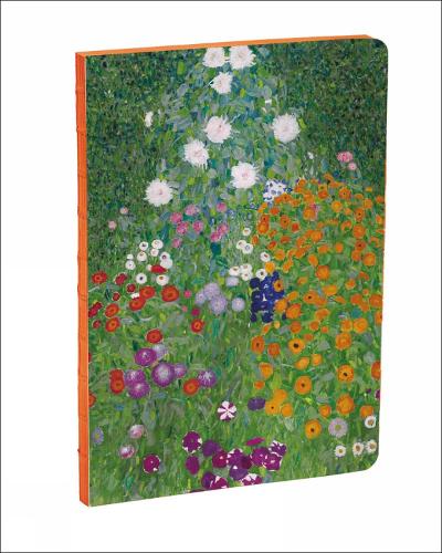 teNeues Stationery | Flower Garden By Gustav Klimt A5 Notebook : A5 Notebook