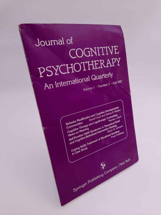 Journal of cognitive psychotherapy | 1987/3