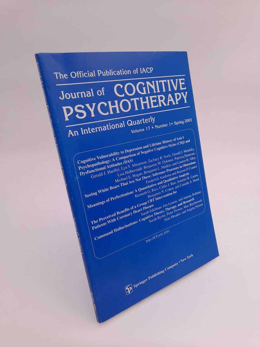 Journal of cognitive psychotherapy | 2003/1