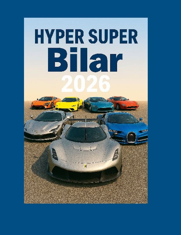 Ericson, Lars K . | Hyper-Super bilar 2026 : Ingenjörskonst bortom det extrema