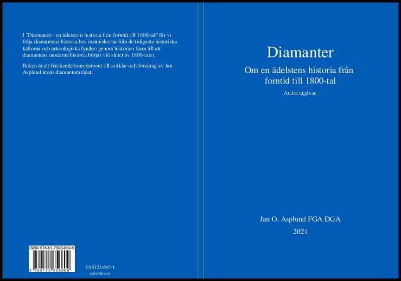 Asplund, Jan O. | Diamanter : Om en ädelstens historia från forntid till 1800-tal