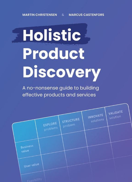 Christensen, Martin | Castenfors, Marcus | Holistic product discovery : A no-nonsense guide to building effective produc...