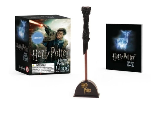 Running Press | Harry potter wizards wand with sticker book : Lights up!