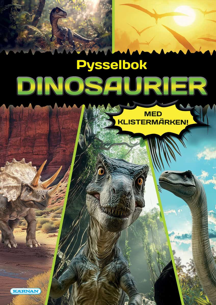 Pysselbok Dinosaurier