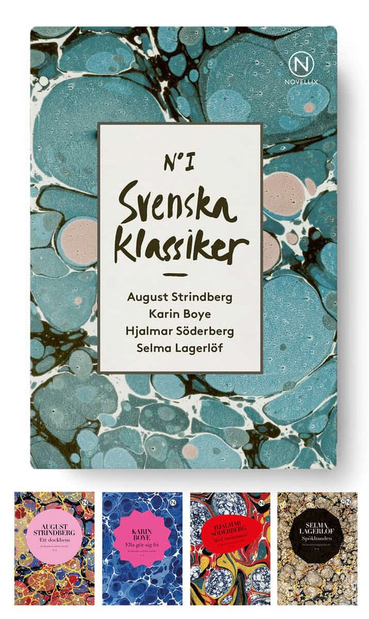Boye, Karin | Lagerlöf, Selma | Strindberg, August | Söderberg, Hjalmar | Svenska klassiker I