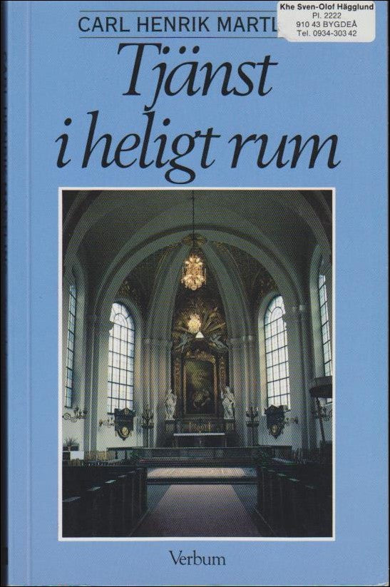 Martling, Carl Henrik | Tjänst i heligt rum