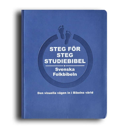 Dagson, Jonas | Steg för steg studiebibel blå skinnimitation
