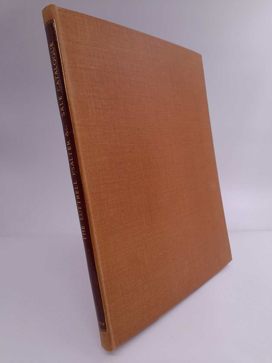 Catalogue of the Luttrell...
