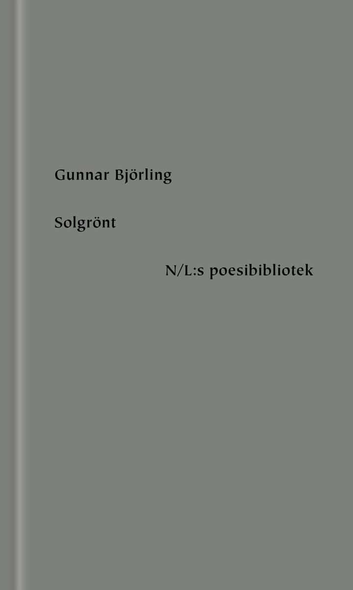 Björling, Gunnar | Solgrönt