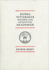 Hedström, Peter | Kungl. Vitterhets historie och antikvitets akademien årsbok. 2015