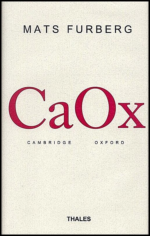 Furberg, Mats | Caox : Språkanalytisk filosofi i Cambridge och Oxford till 1970