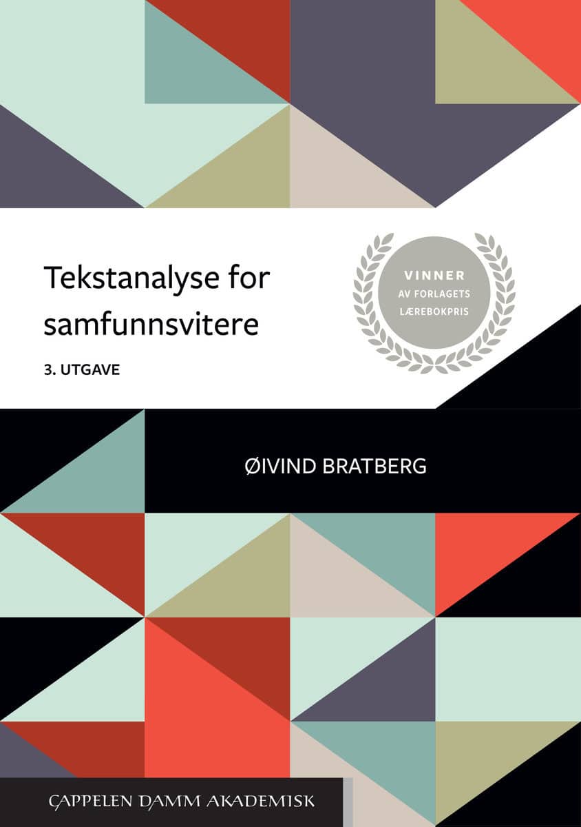 Bratberg, Øivind | Tekstanalyse for samfunnsvitere