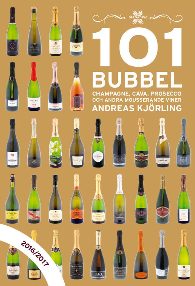 Kjörling, Andreas | 101 Bubbel : Champagne, cava, prosecco och andra mousserande viner 2016/2017