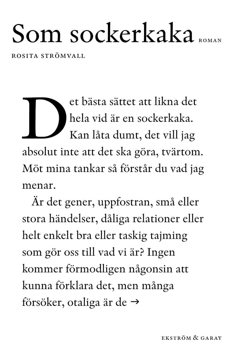 Strömvall, Rosita | Som sockerkaka