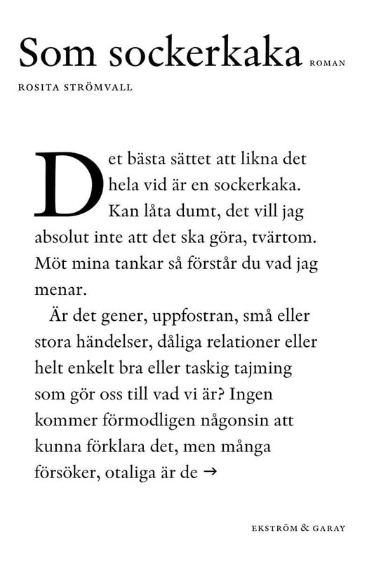 Strömvall, Rosita | Som sockerkaka