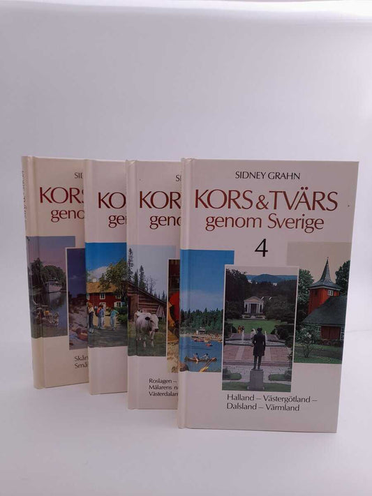 Grahn, Sidney | Kors & tvärs genom Sverige : Vol. 1-4