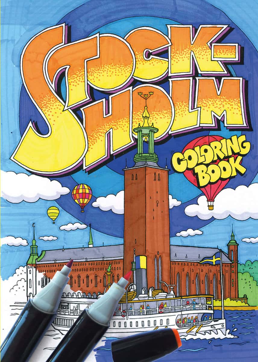 Ander, Martin | Stockholm coloring book