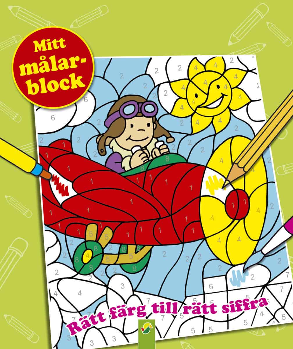 Mitt målarblock : Rätt färg till rätt siffra