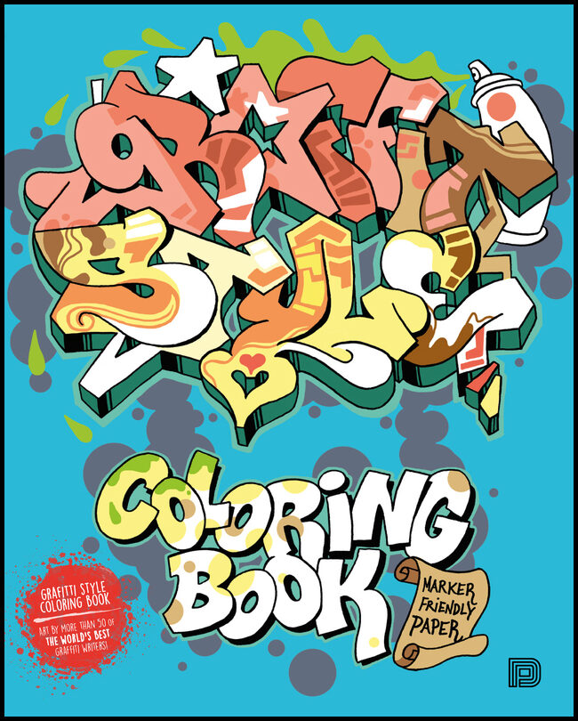 Almqvist, Björn| Barenthin Lindblad, Tobias | Graffiti Style Coloring Book