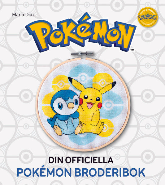 Diaz, Maria | Din officiella Pokemon-broderibok : Brodera med korsstygn