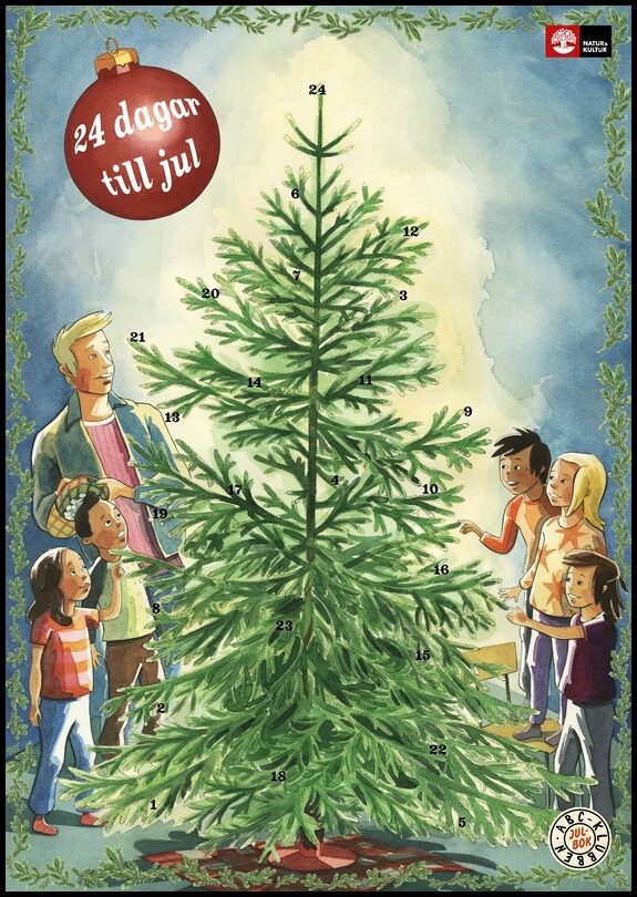 Wänblad, Mats | ABC-klubben Julkalender : 24 dagar till jul.
