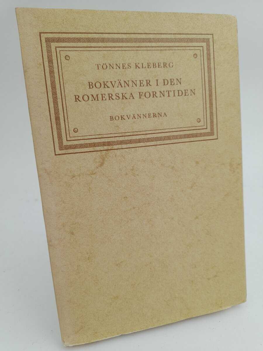 Kleberg, Tönnes | Bokvänner i den romerska forntiden