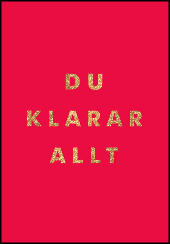 Du klarar allt