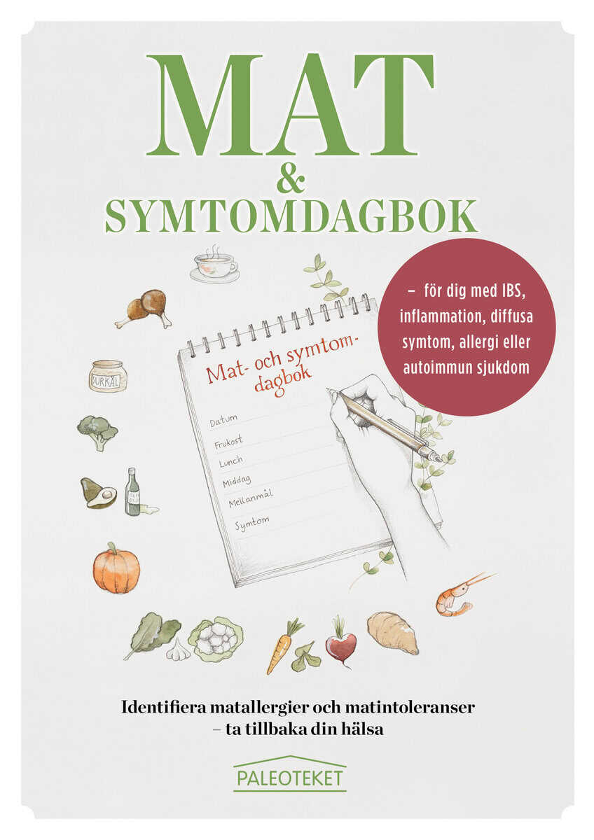 Hultén, Karl | Norman, Anna-Maria | Mat och symtomdagbok : För dig med IBS, inflammation, diffusa symtom, allergi eller ...