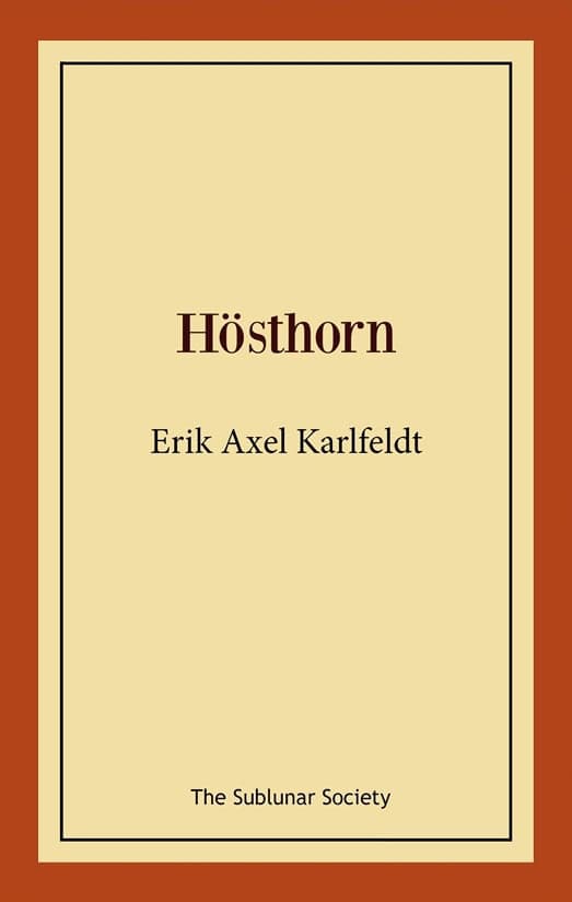 Karlfeldt, Erik Axel | Hösthorn