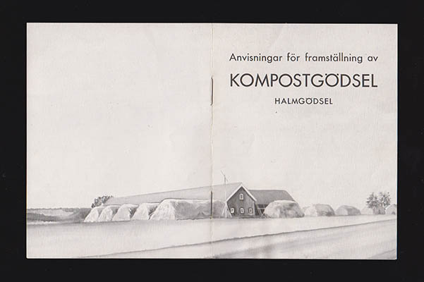 Fosfatbolaget, Stockholm | Anvisningar för framställning av kompostgödsel : Halmgödsel