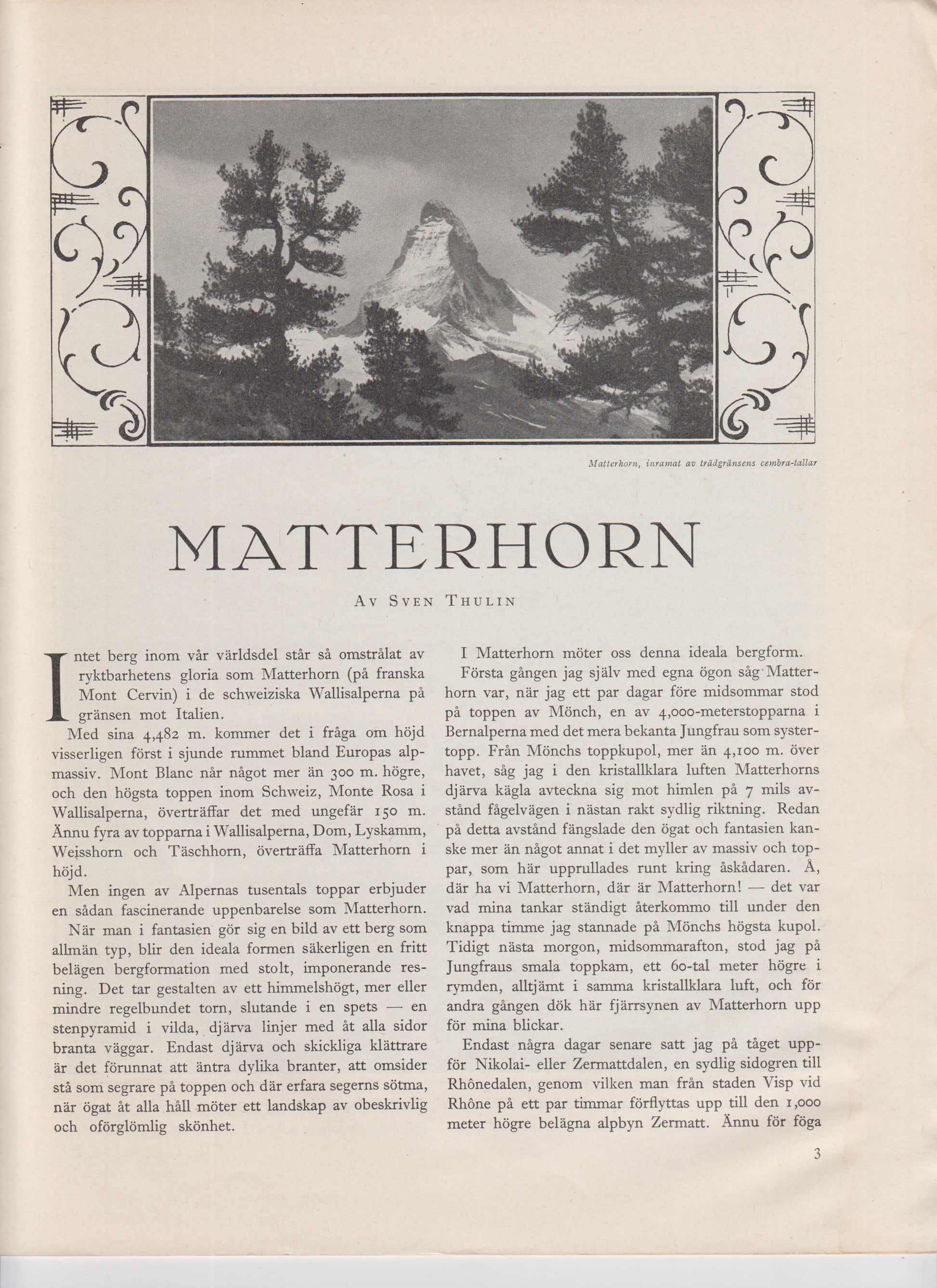 Thulin, Sven | Matterhorn